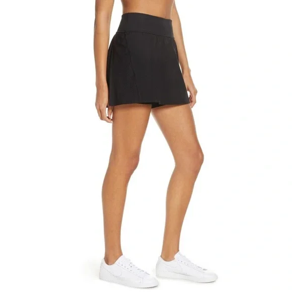 NWOT SPANX Get Moving Black Quick Dry Four-Way Stretch Skirt Skort Size Small S - Picture 1 of 9